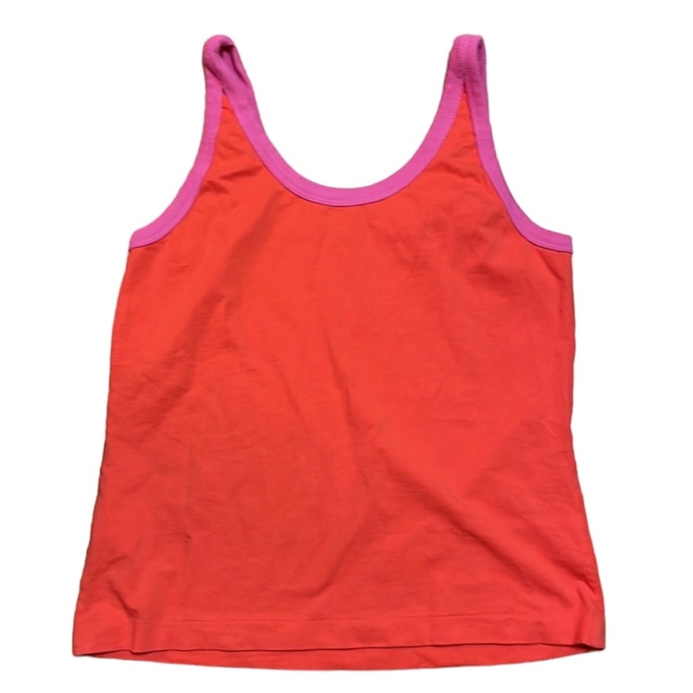 Tory Burch Coral and Pink Tank size: M